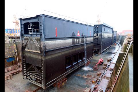 Rare lock gate overhaul at LWB.